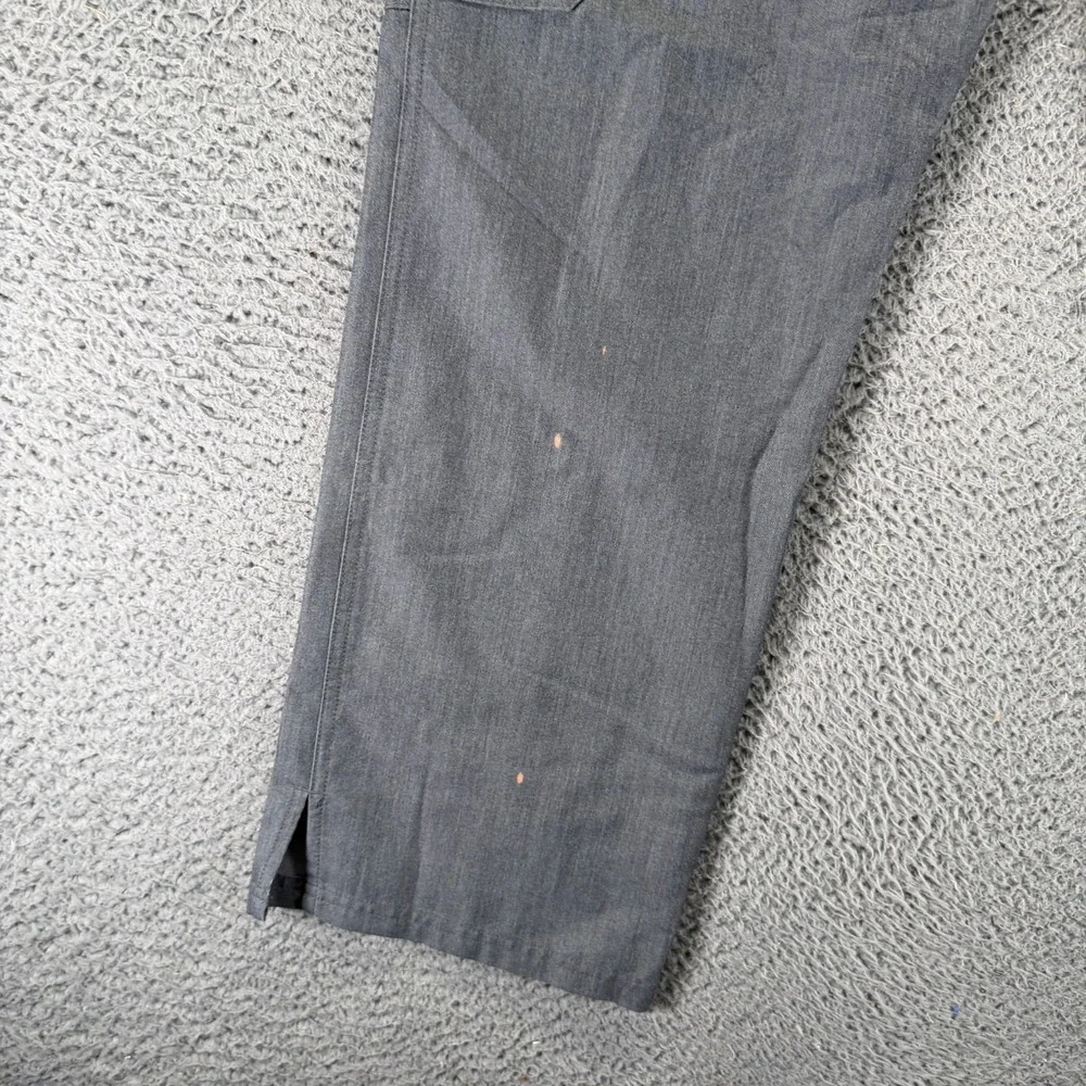 FIGS Scrub Pant Men's XL Gray Polyester Straight Leg Medical Drawstring Stretch